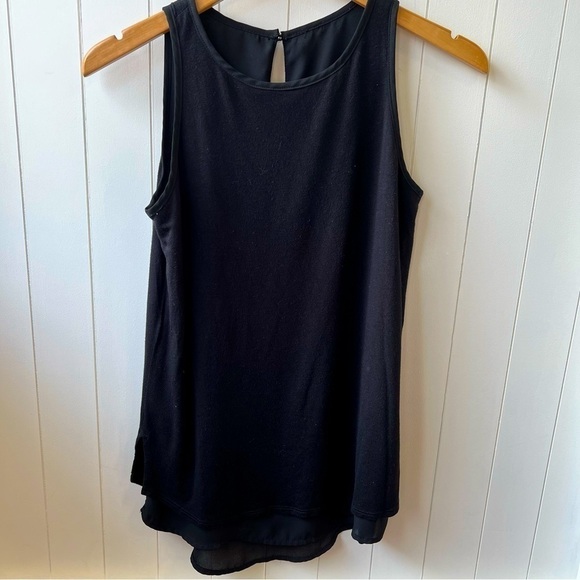 Gorgeous Two Layer Black Tank Top, Size Small, #38 - Picture 1 of 7